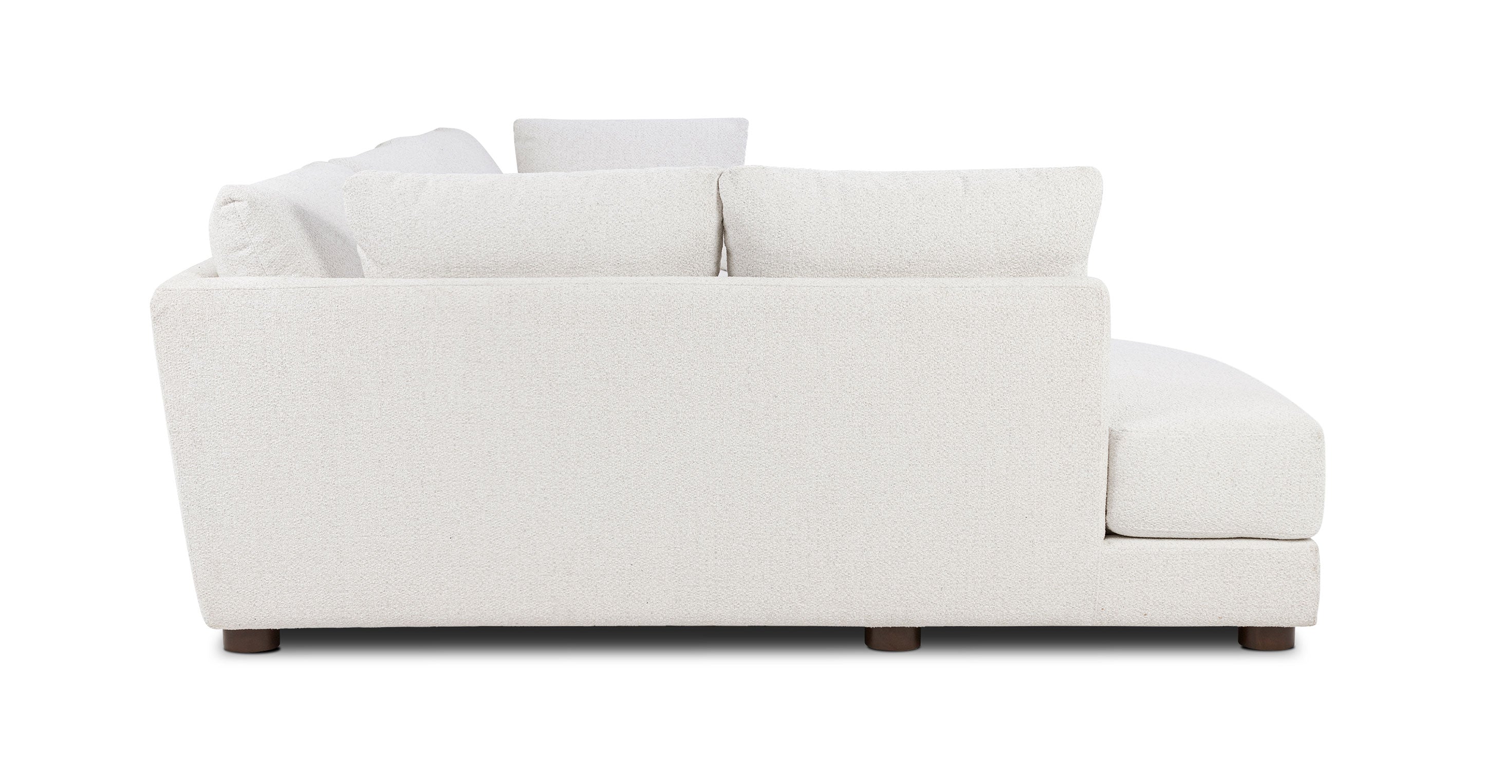 Pertuis 122 Left-Facing Bumper Sectional Sofa