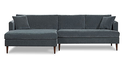 Lucerne Left-Facing Sectional with Extra-Wide Chaise