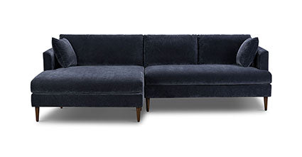 Lucerne Left-Facing Sectional with Extra-Wide Chaise