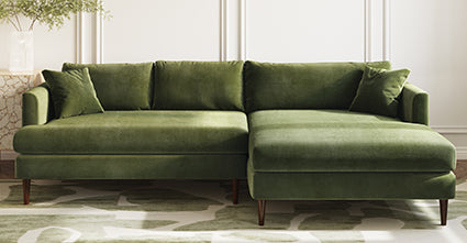 Lucerne Right-Facing Sectional with Extra-Wide Chaise