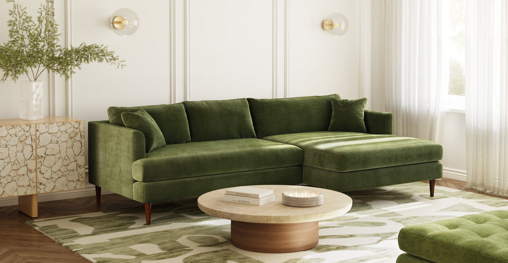 Lucerne Right-Facing Sectional with Extra-Wide Chaise