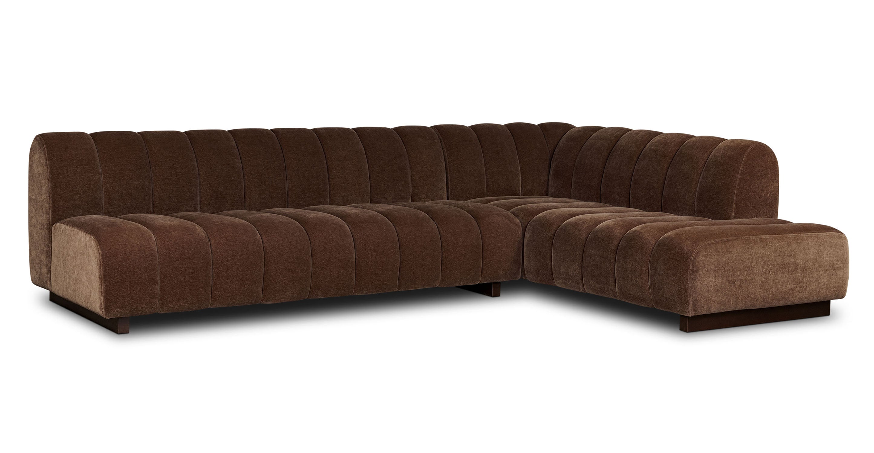 Pomona 125 Right-Facing Bumper Sectional
