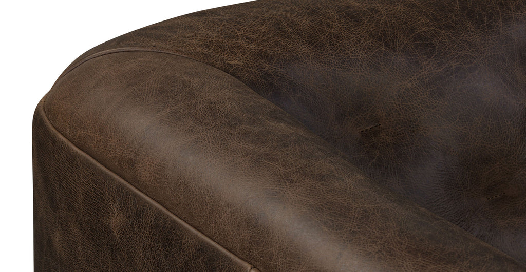 Essex 86 Leather Pull-Out Convertible Sleeper Sofa