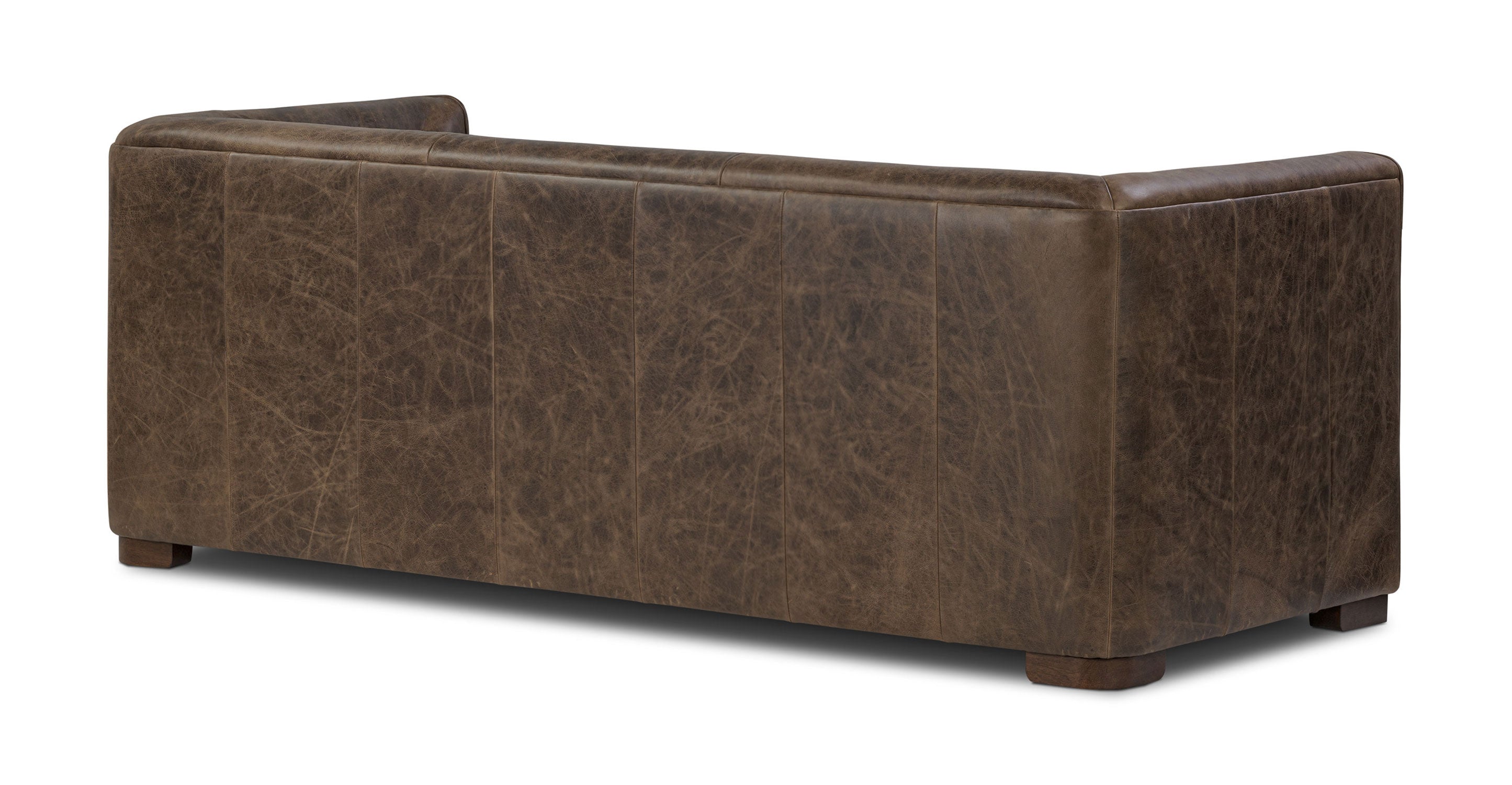 Essex 86 Leather Pull-Out Convertible Sleeper Sofa