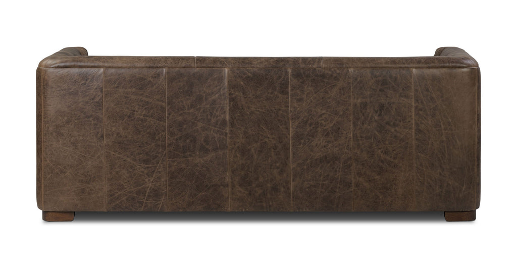 Essex 86 Leather Pull-Out Convertible Sleeper Sofa