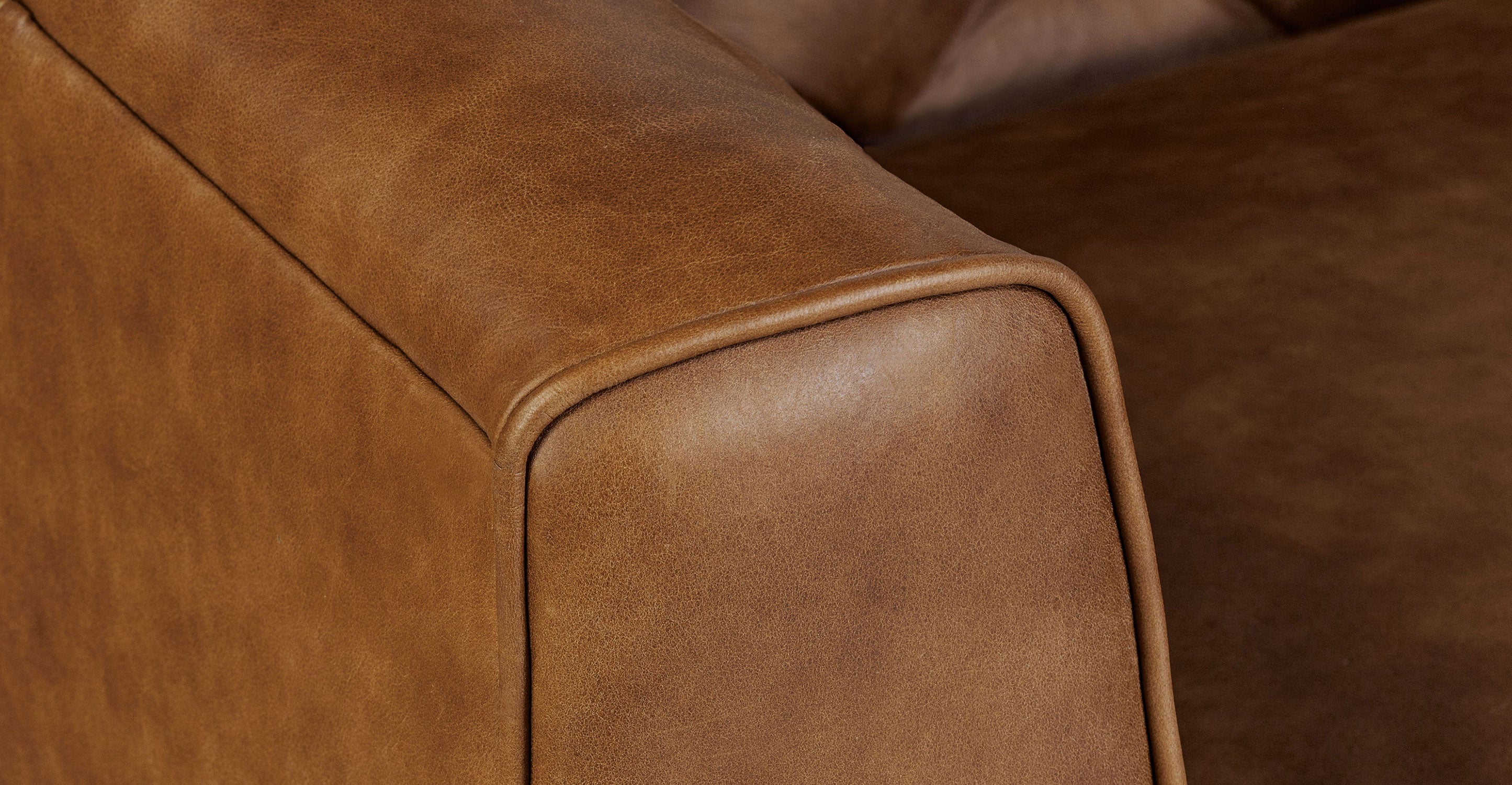 Essex 86 Leather Pull-Out Convertible Sleeper Sofa