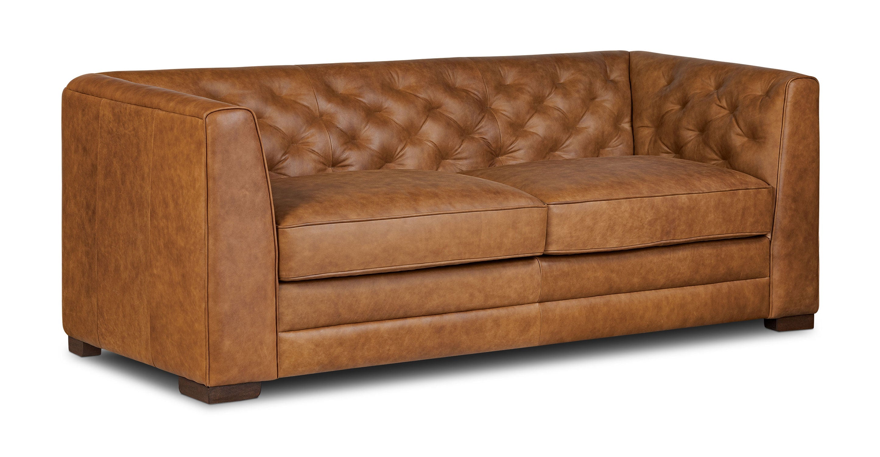 Essex 86 Leather Pull-Out Convertible Sleeper Sofa