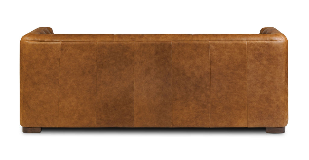 Essex 86 Leather Pull-Out Convertible Sleeper Sofa