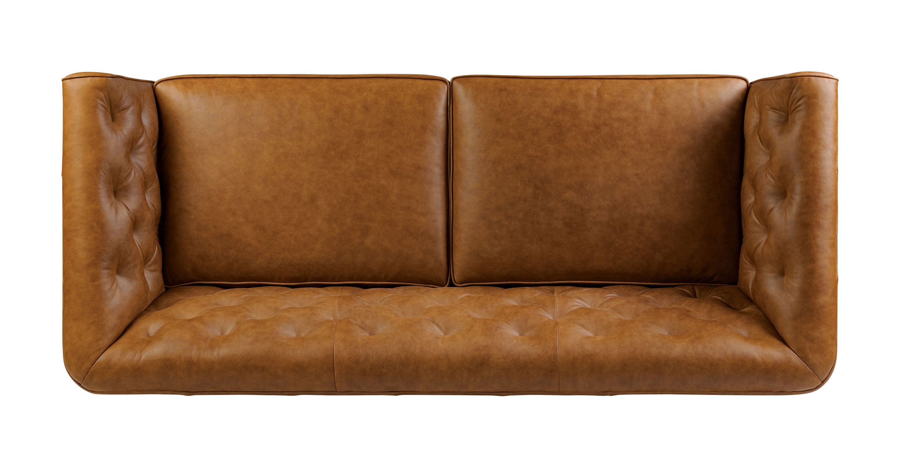 Essex 86 Leather Pull-Out Convertible Sleeper Sofa