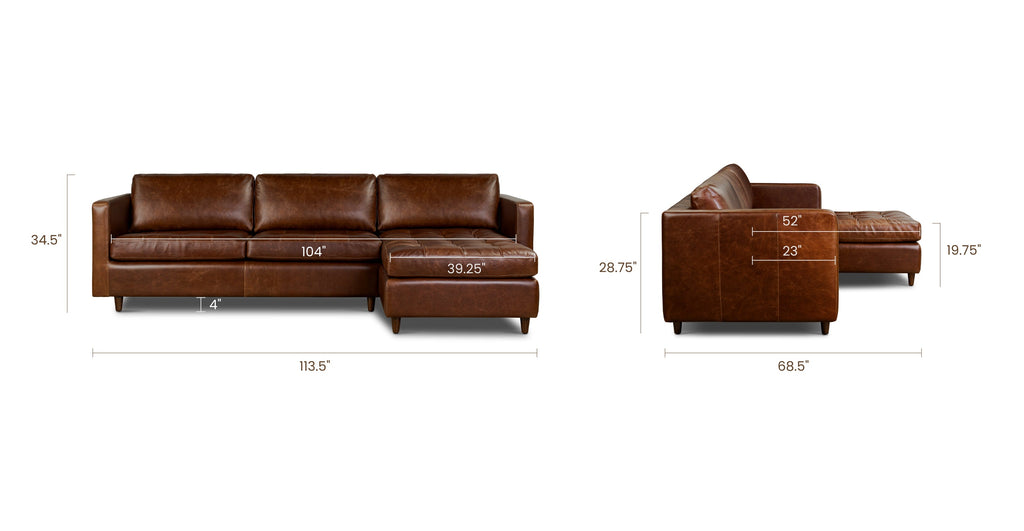 Napa Right-facing Pull-Out Sleeper Sectional