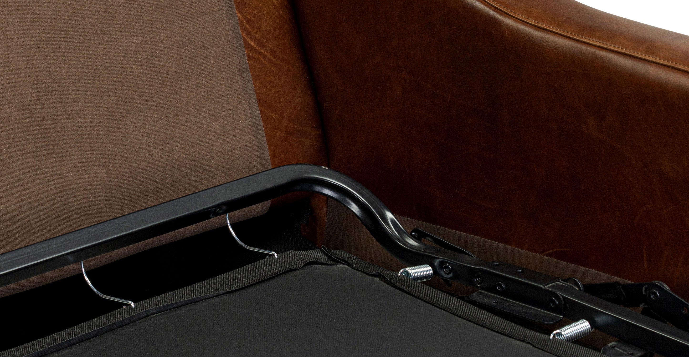 Biltmore Leather Pull-Out Convertible Sleeper Sofa