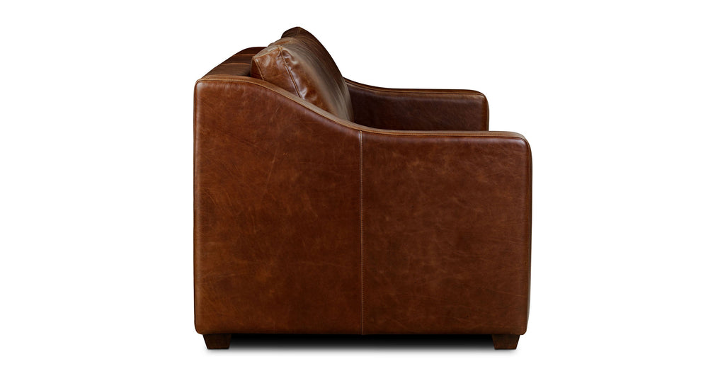 Biltmore Leather Pull-Out Convertible Sleeper Sofa