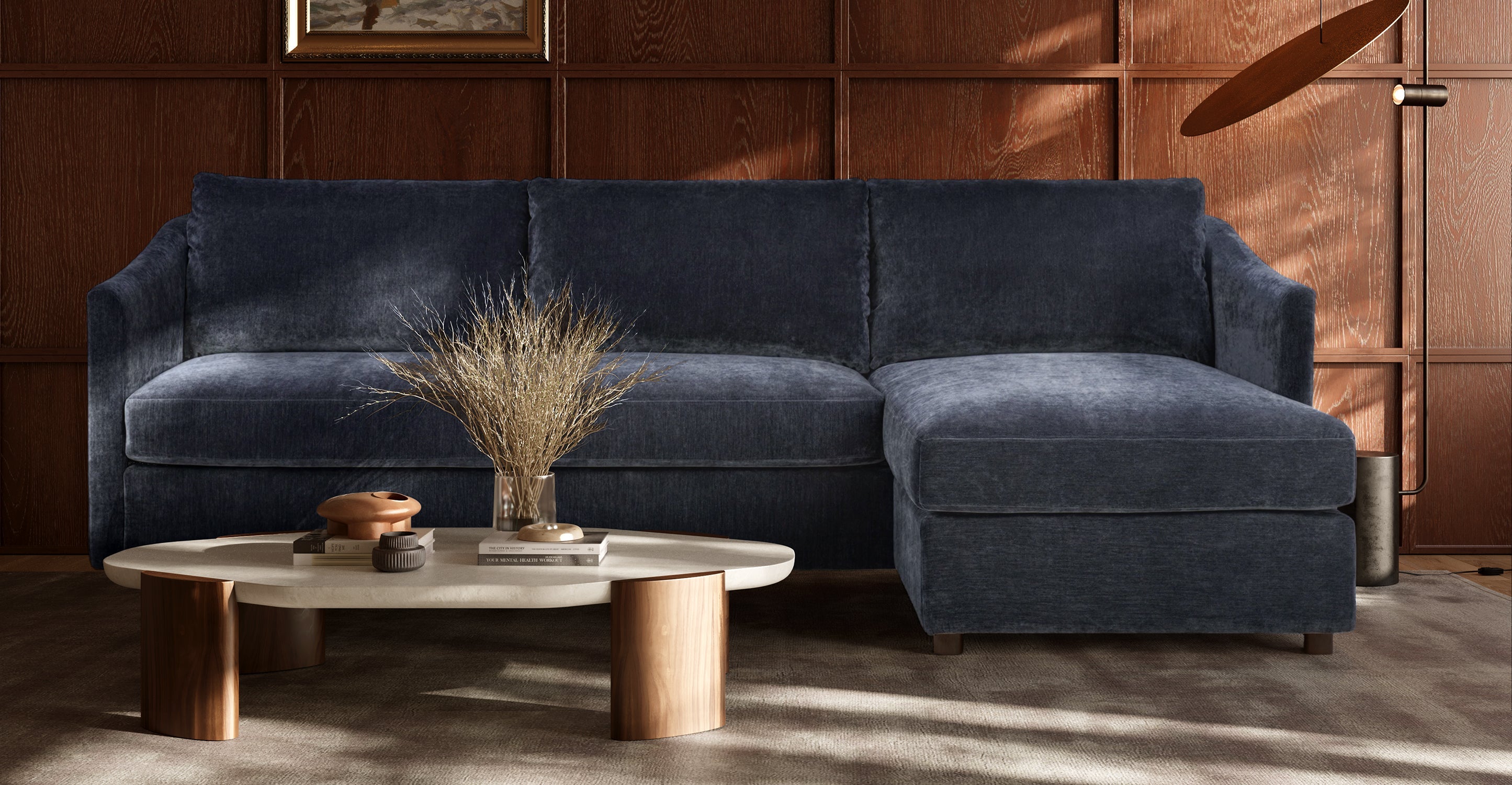 Nervan 105.5 Reversible Chaise Sectional