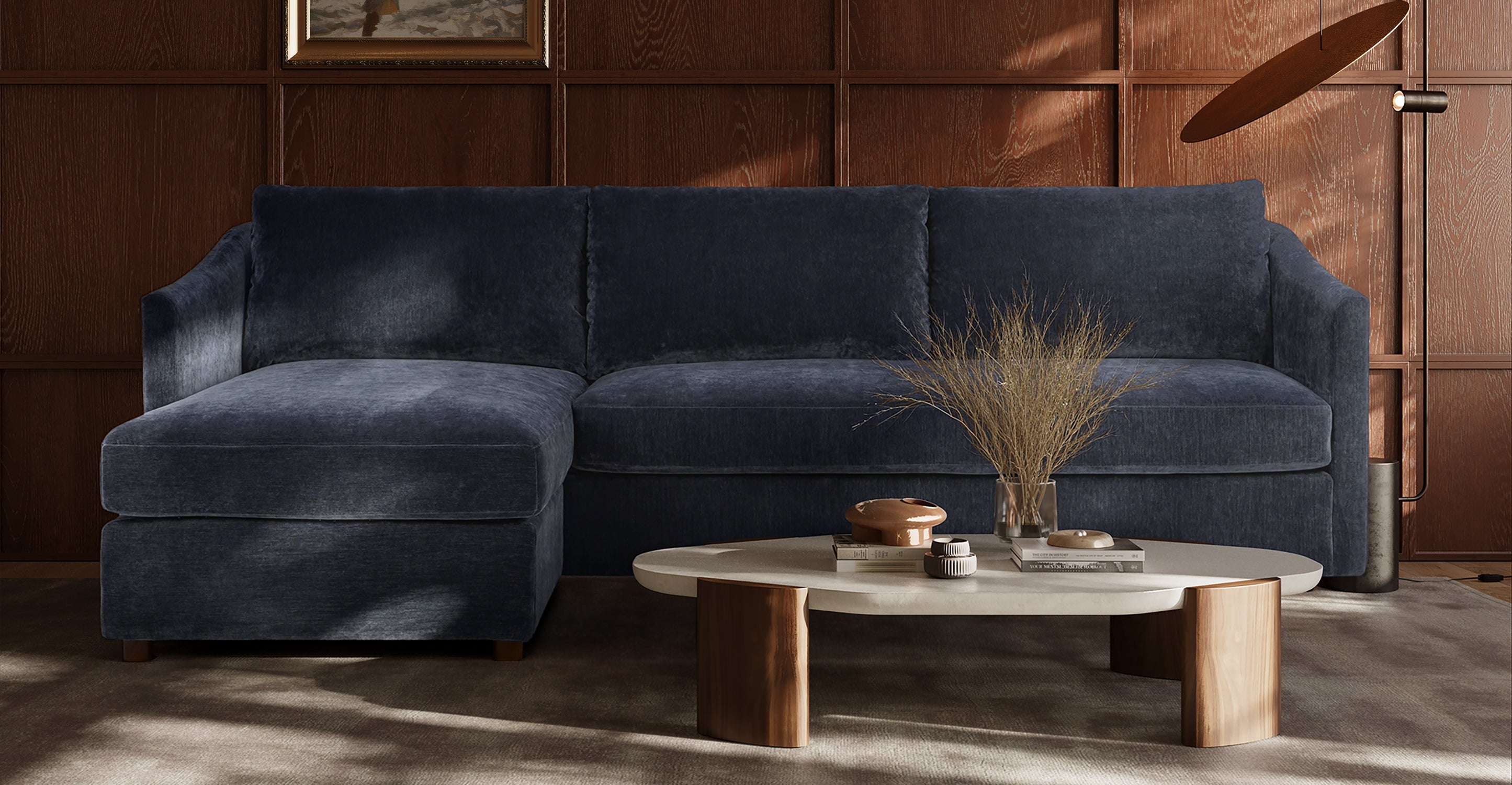 Nervan 105.5 Reversible Chaise Sectional