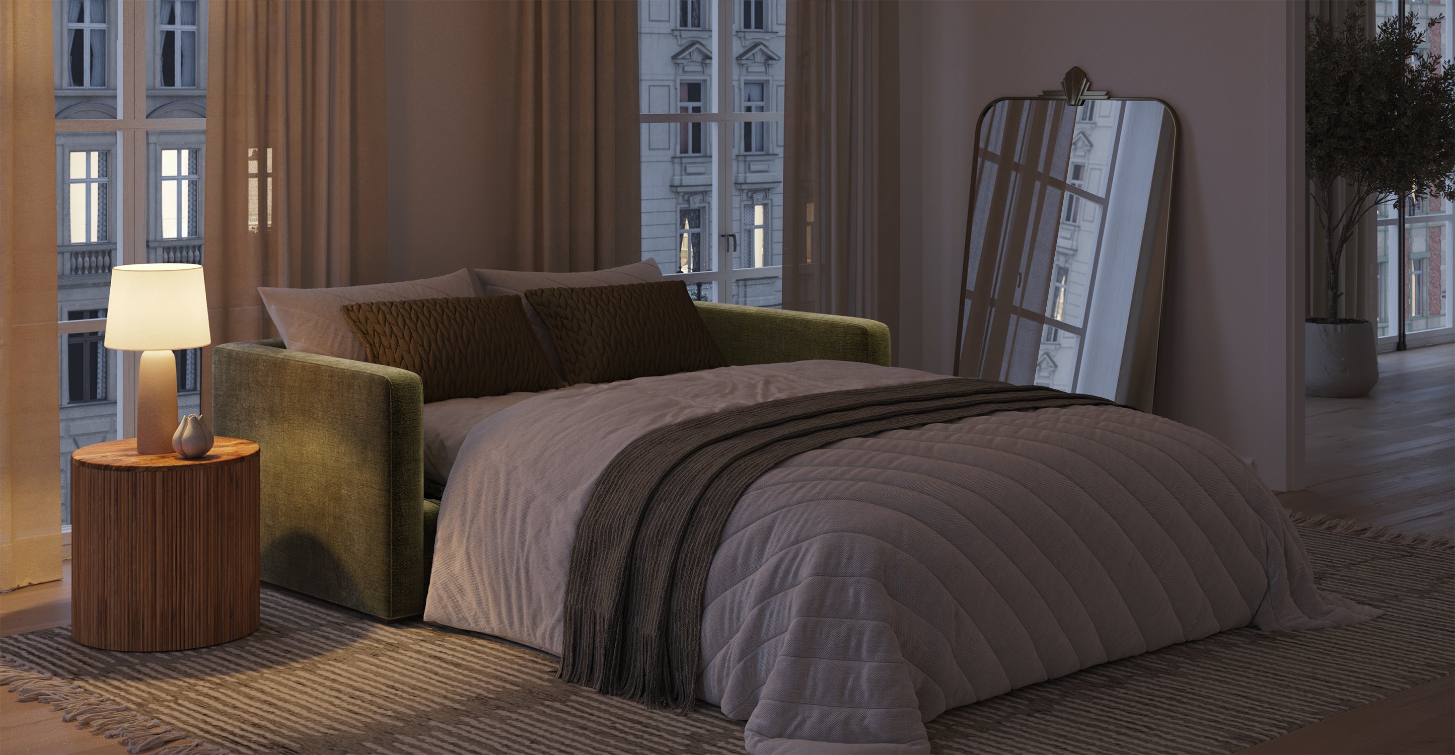 Napa 82 Pull-Out Sofa Bed