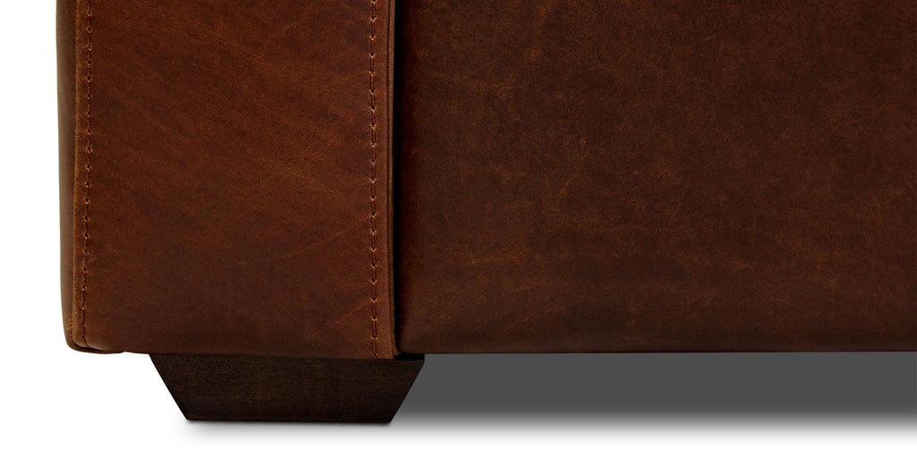 Napa 82 Leather Pull-Out Convertible Sleeper Sofa