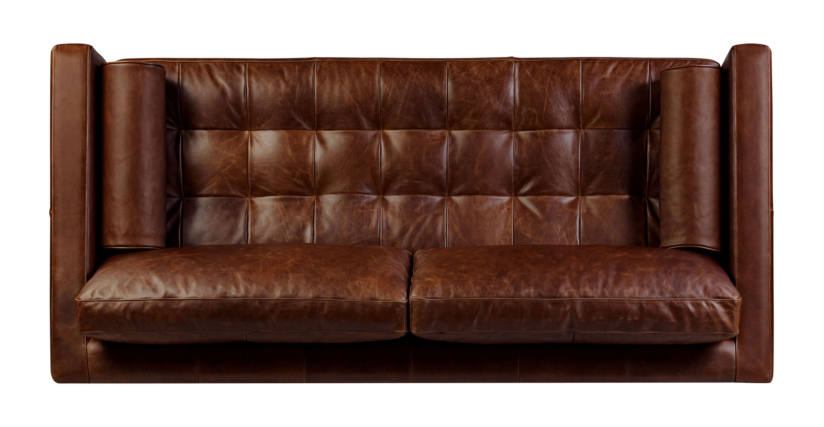 Napa 82 Leather Pull-Out Convertible Sleeper Sofa