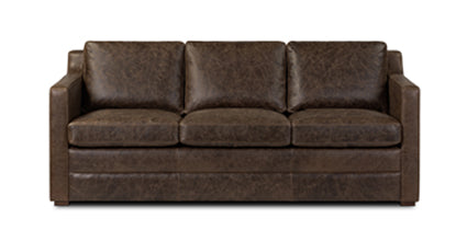 Sorrento Leather Pull-Out Convertible Sleeper Sofa