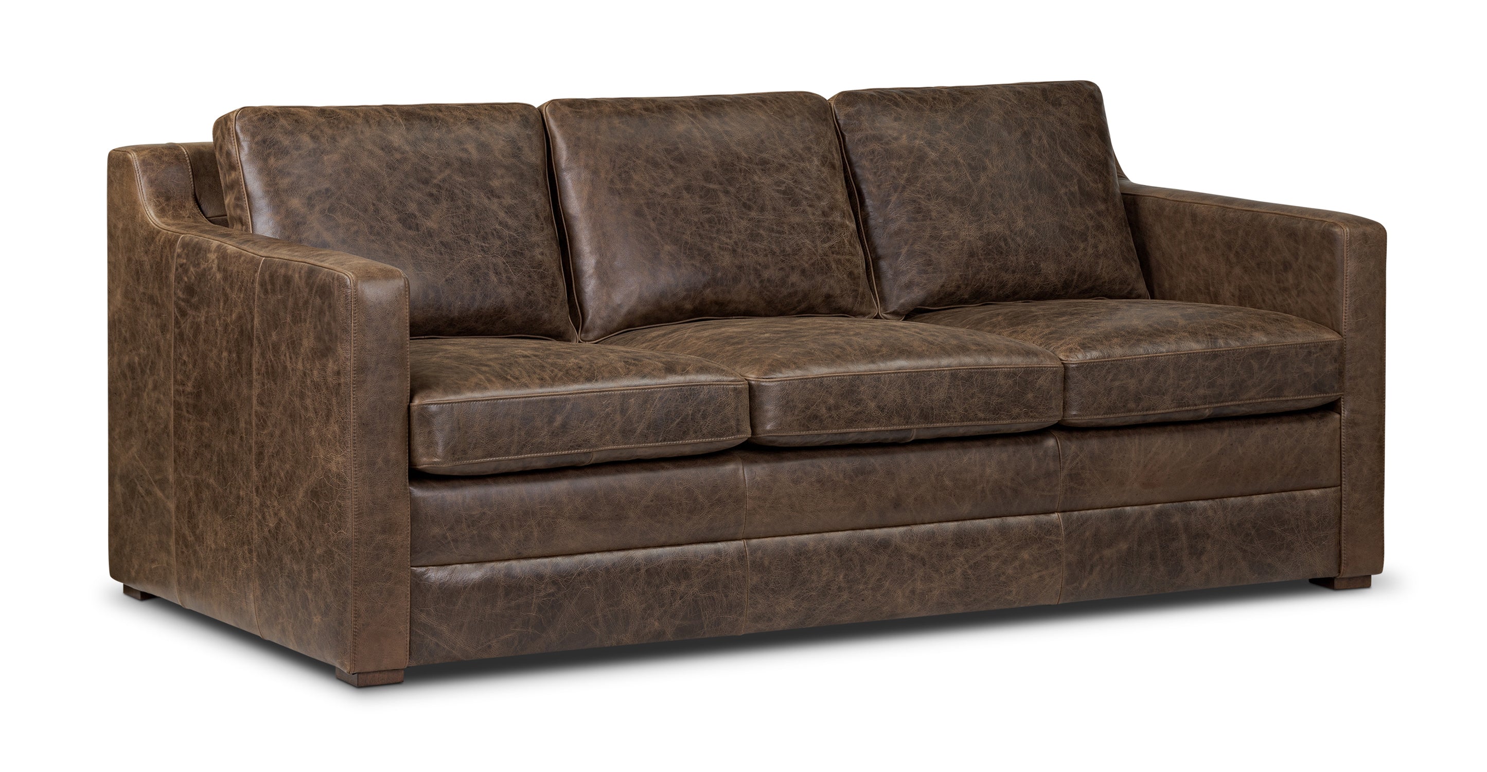 Sorrento Leather Pull-Out Convertible Sleeper Sofa