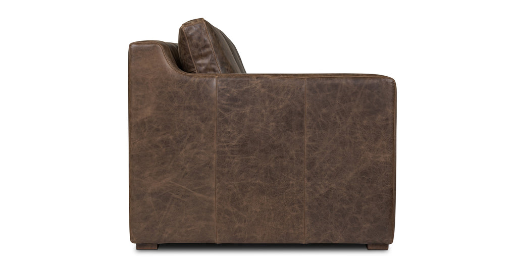 Sorrento Leather Pull-Out Convertible Sleeper Sofa