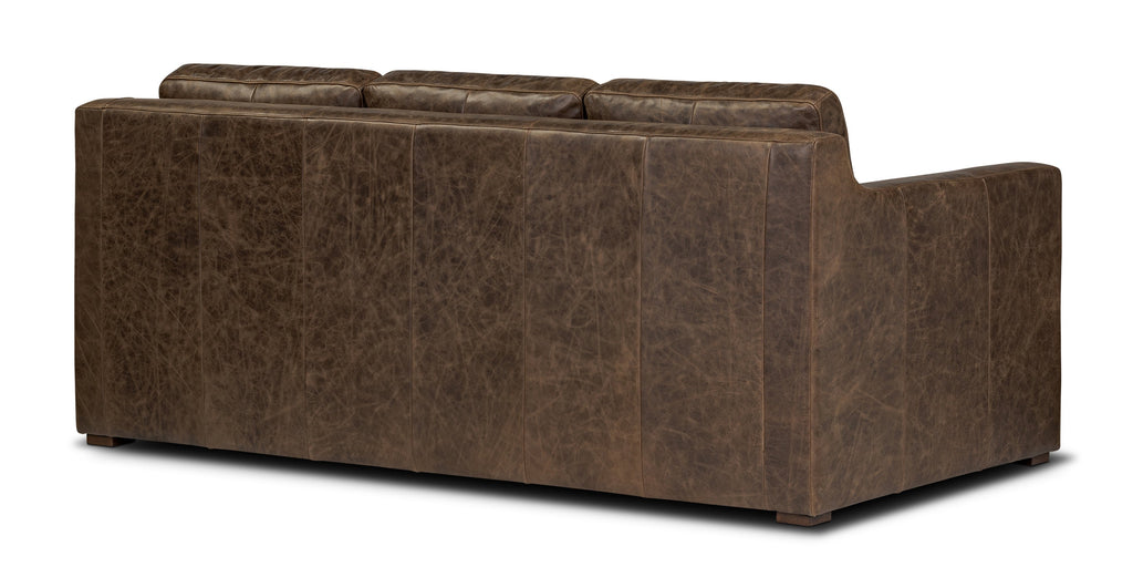 Sorrento Leather Pull-Out Convertible Sleeper Sofa