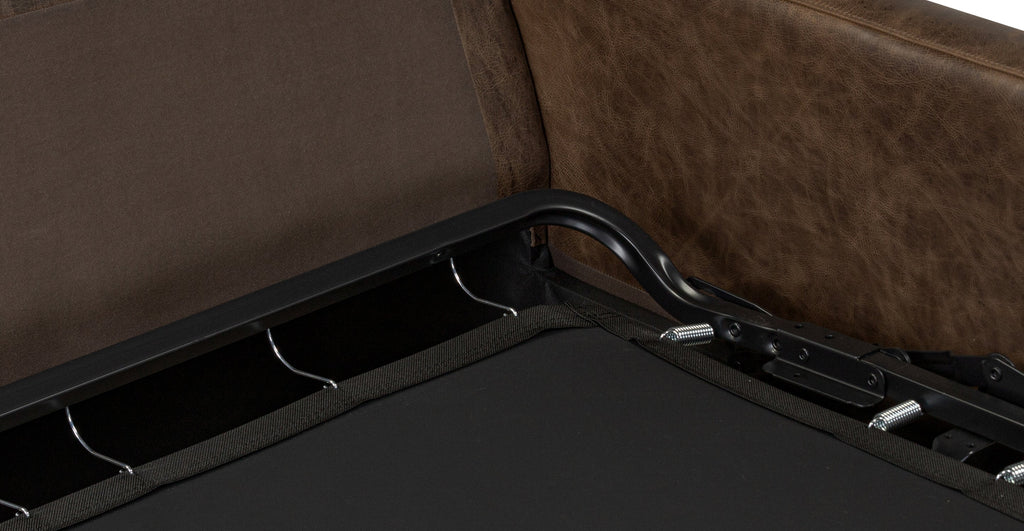 Sorrento Leather Pull-Out Convertible Sleeper Sofa