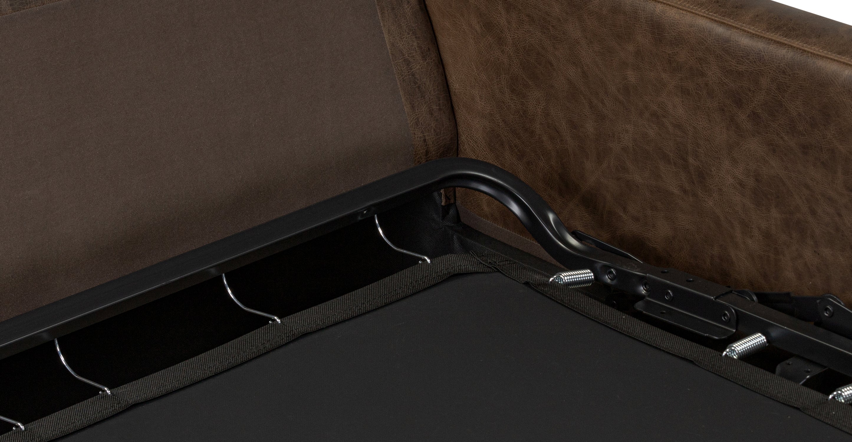 Sorrento Leather Pull-Out Convertible Sleeper Sofa