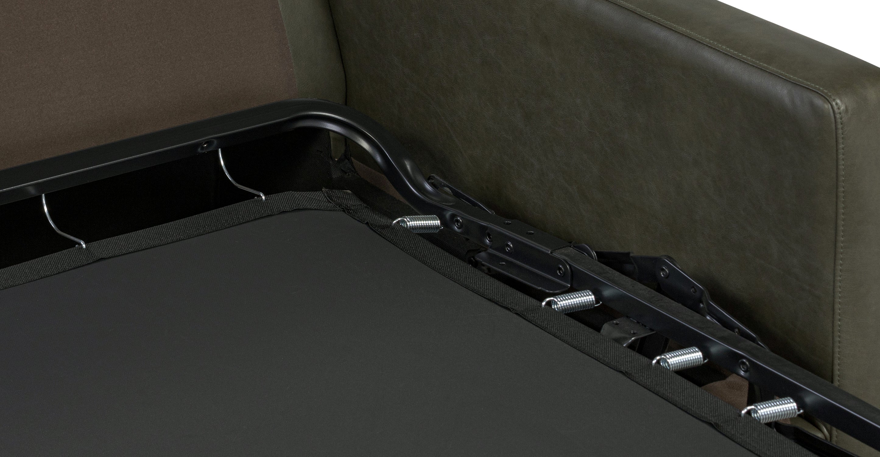 Sorrento Leather Pull-Out Convertible Sleeper Sofa