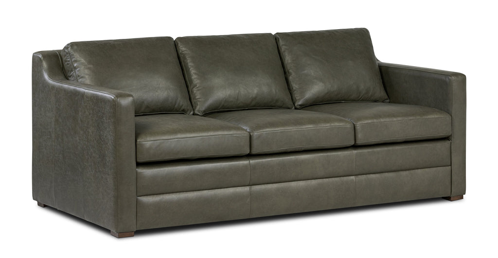 Sorrento Leather Pull-Out Convertible Sleeper Sofa