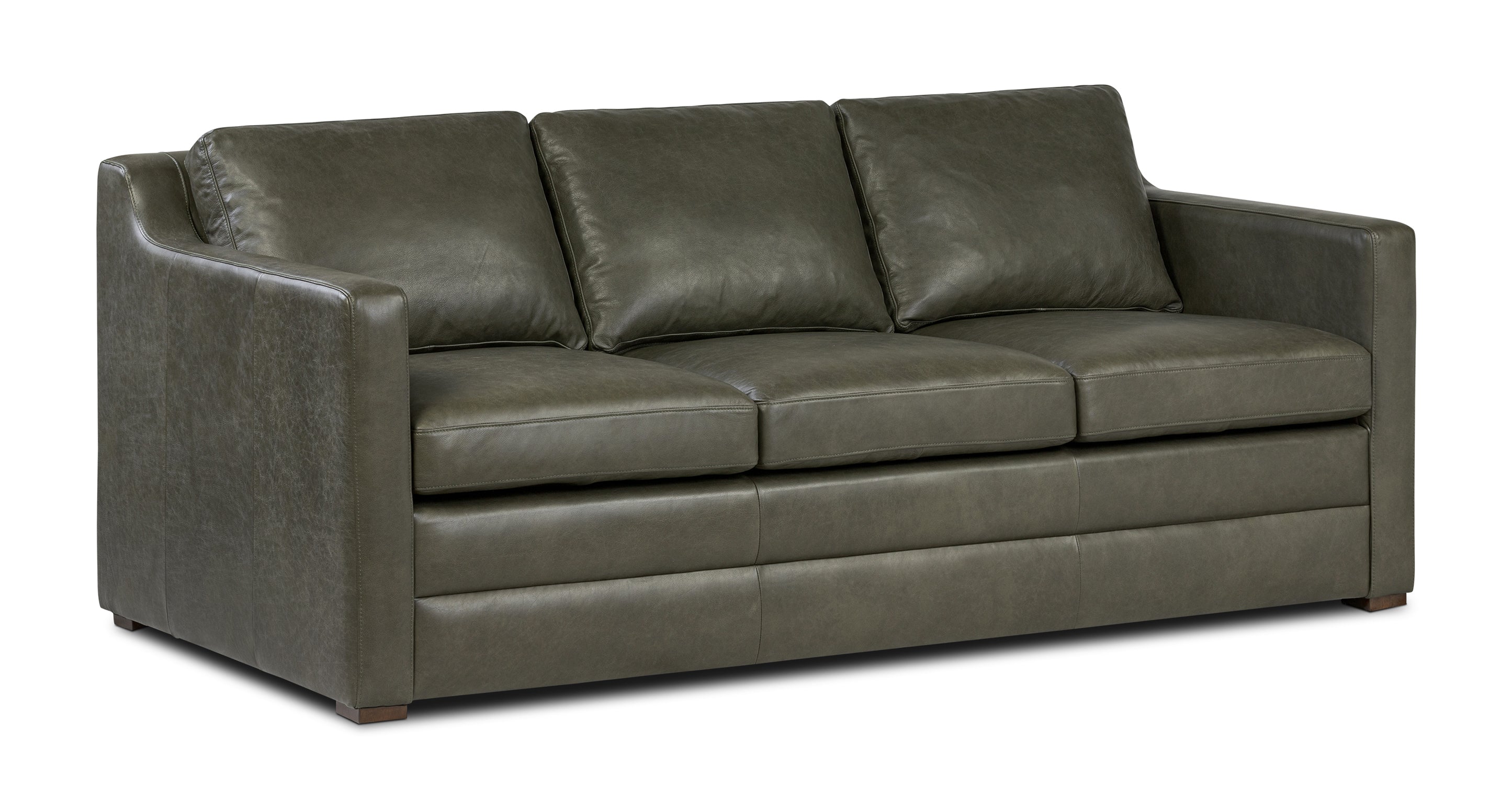 Sorrento Leather Pull-Out Convertible Sleeper Sofa
