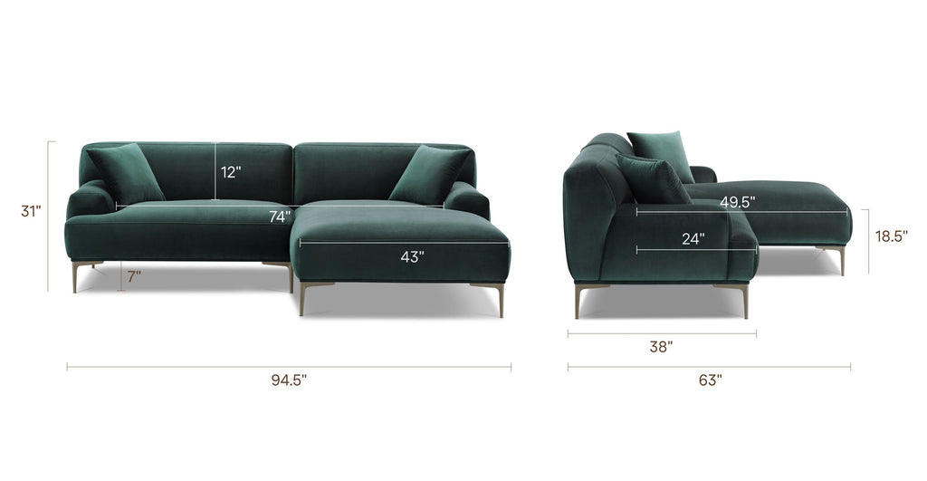Mineta Right-Facing Sectional