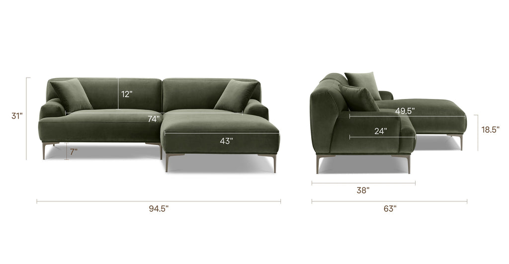 Mineta Right-Facing Sectional