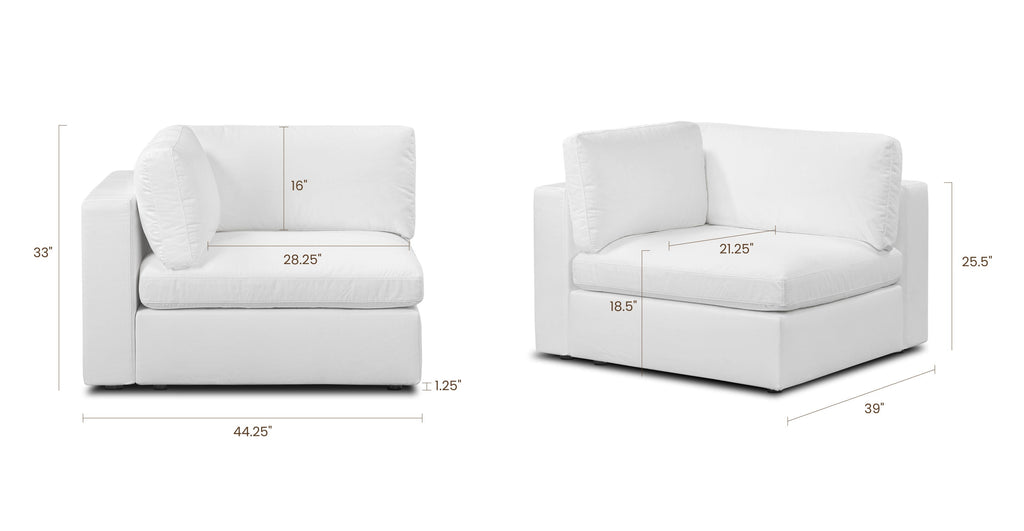 Vari Modular Left Arm Facing Corner + Arm Cushion