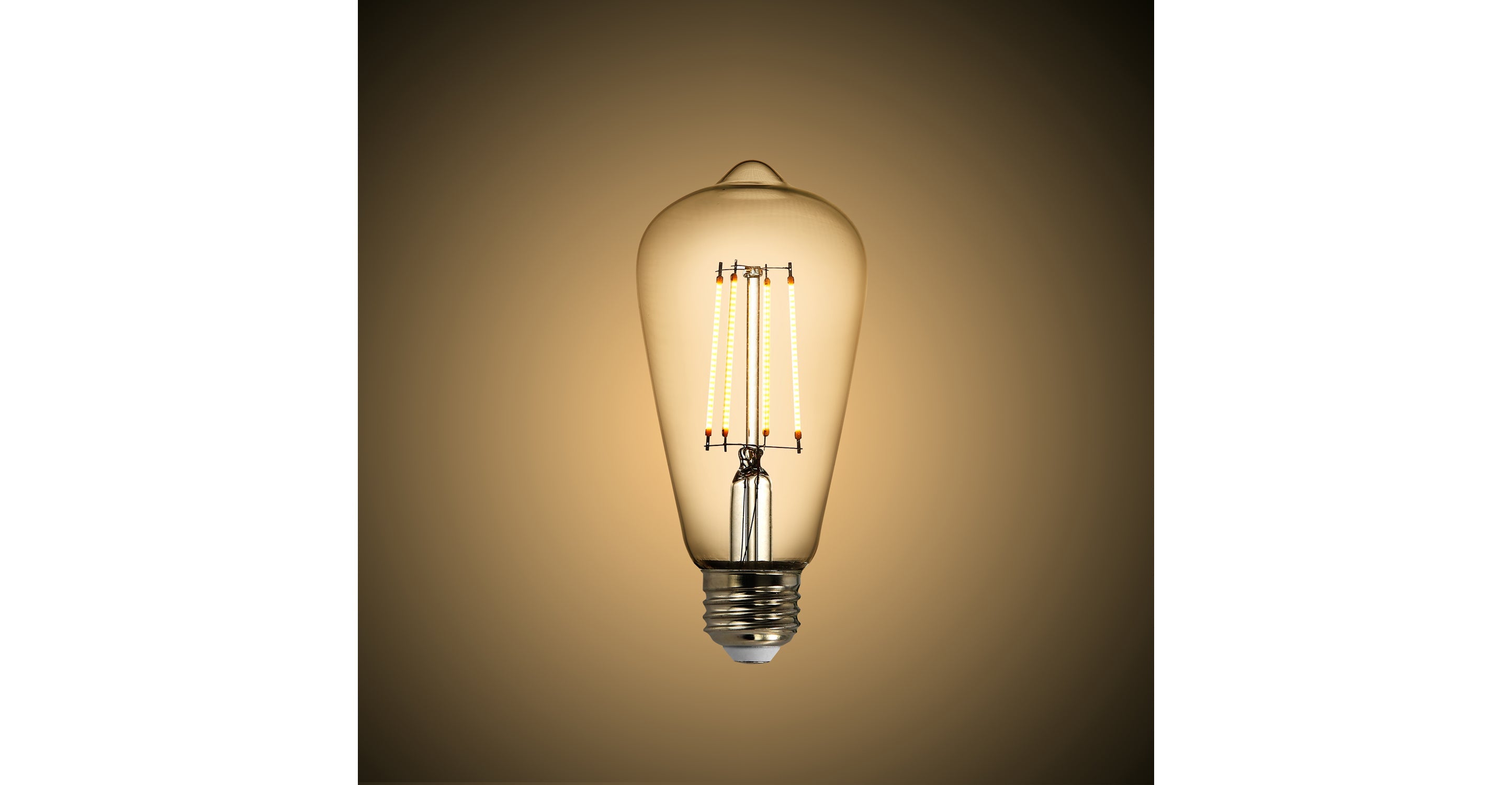 Aquella ST21 Shape LED Filament Light Bulb