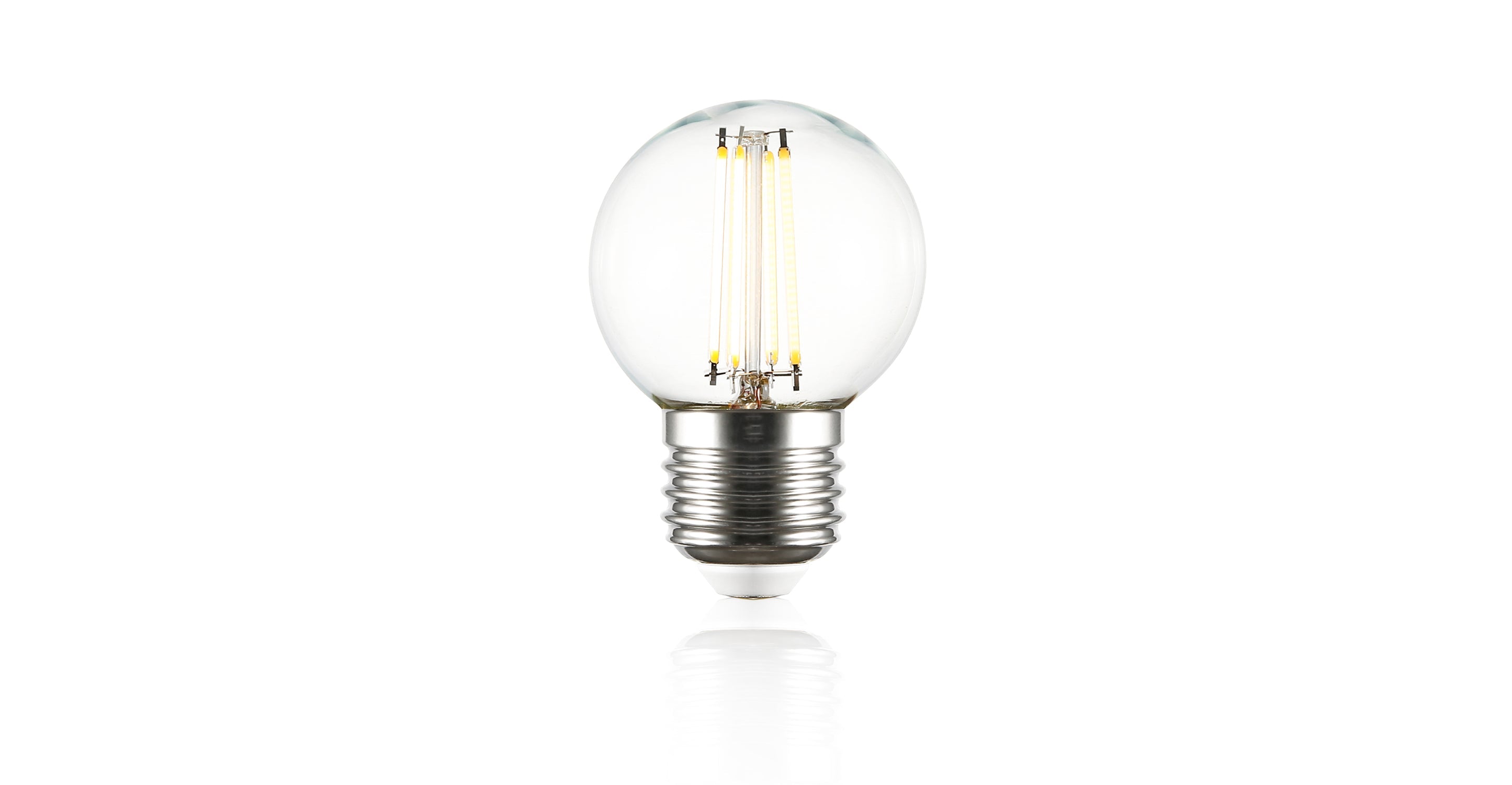 Koby G16.5 Clear LED Filament Light Bulb