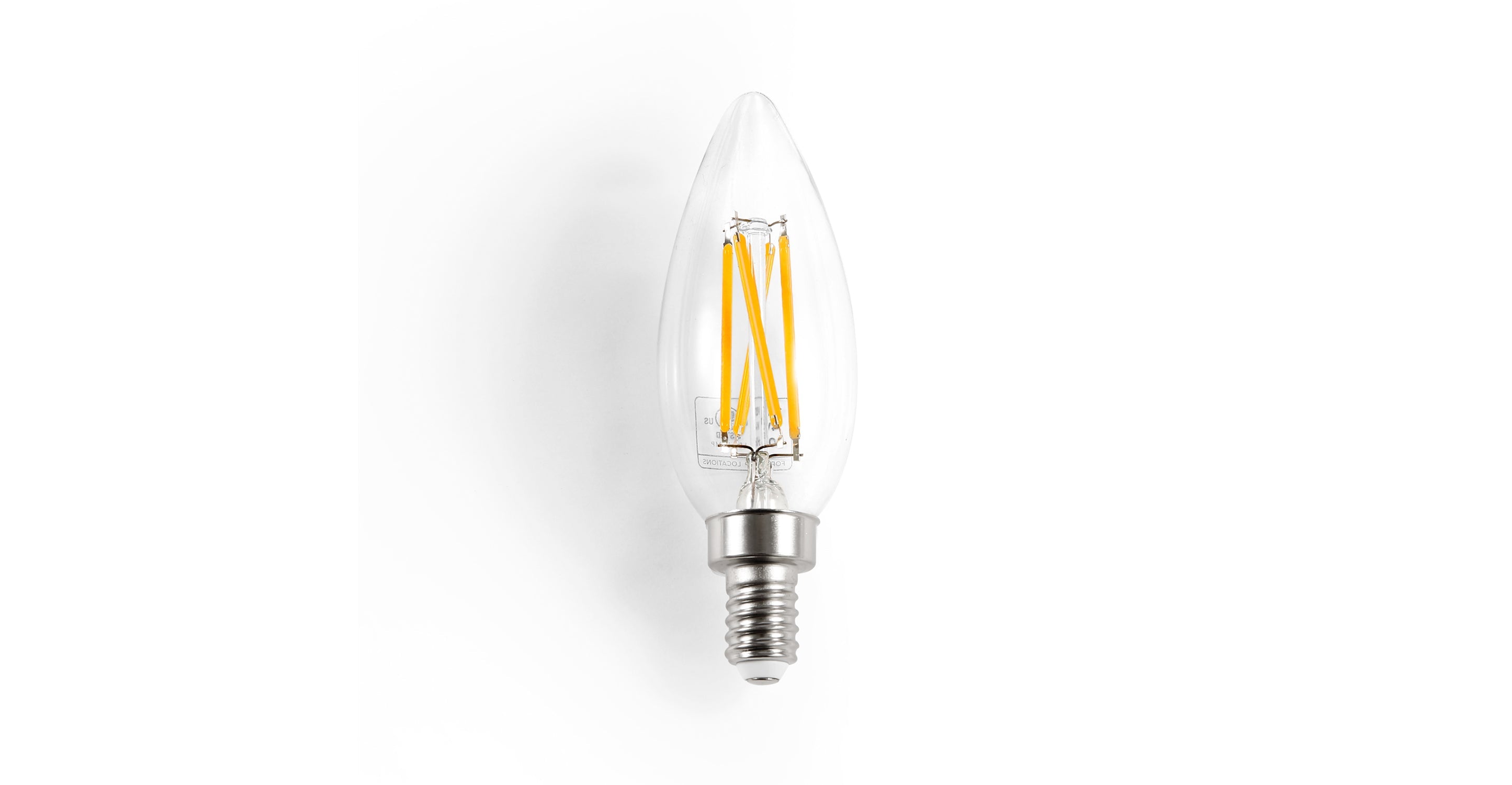 Arden C32 Clear LED Filament Light Bulbs