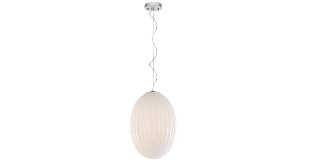 Opal 12 Glass Pendant Light