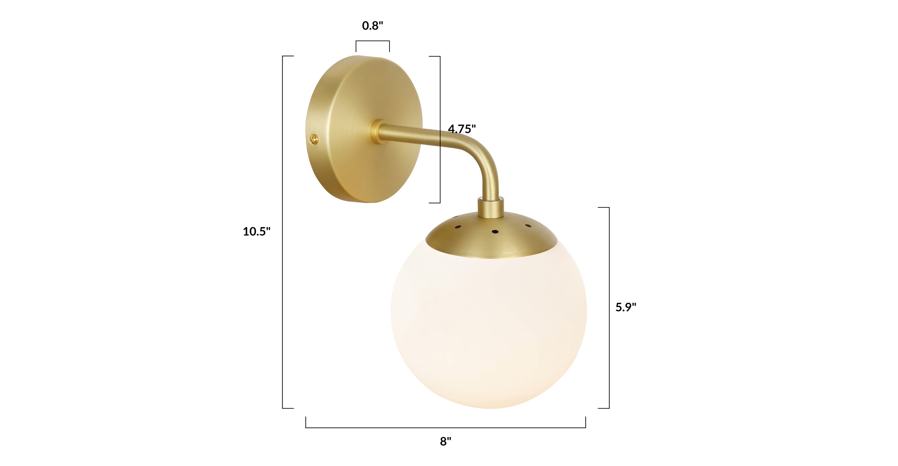 Zeno Globe Wall Sconce