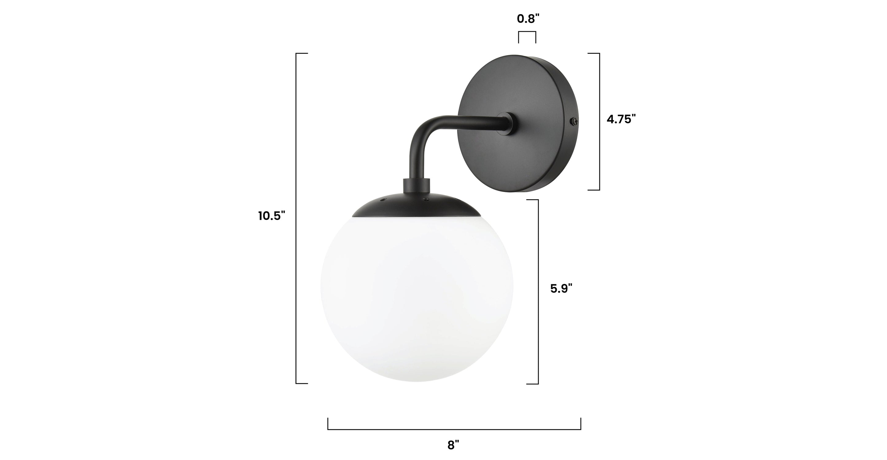 Zeno Globe Wall Sconce
