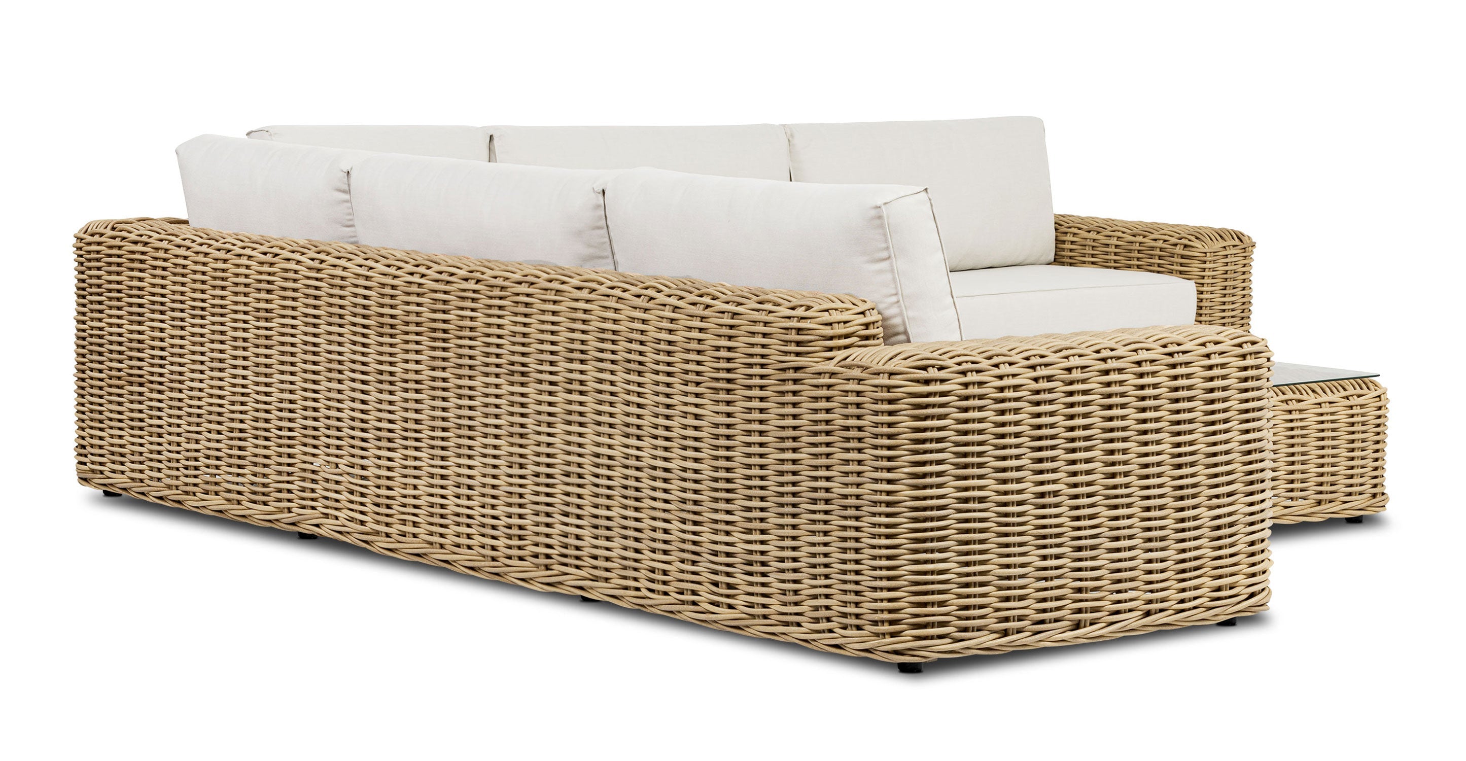 Puglia 115 Corner Sectional Set with Coffee Table