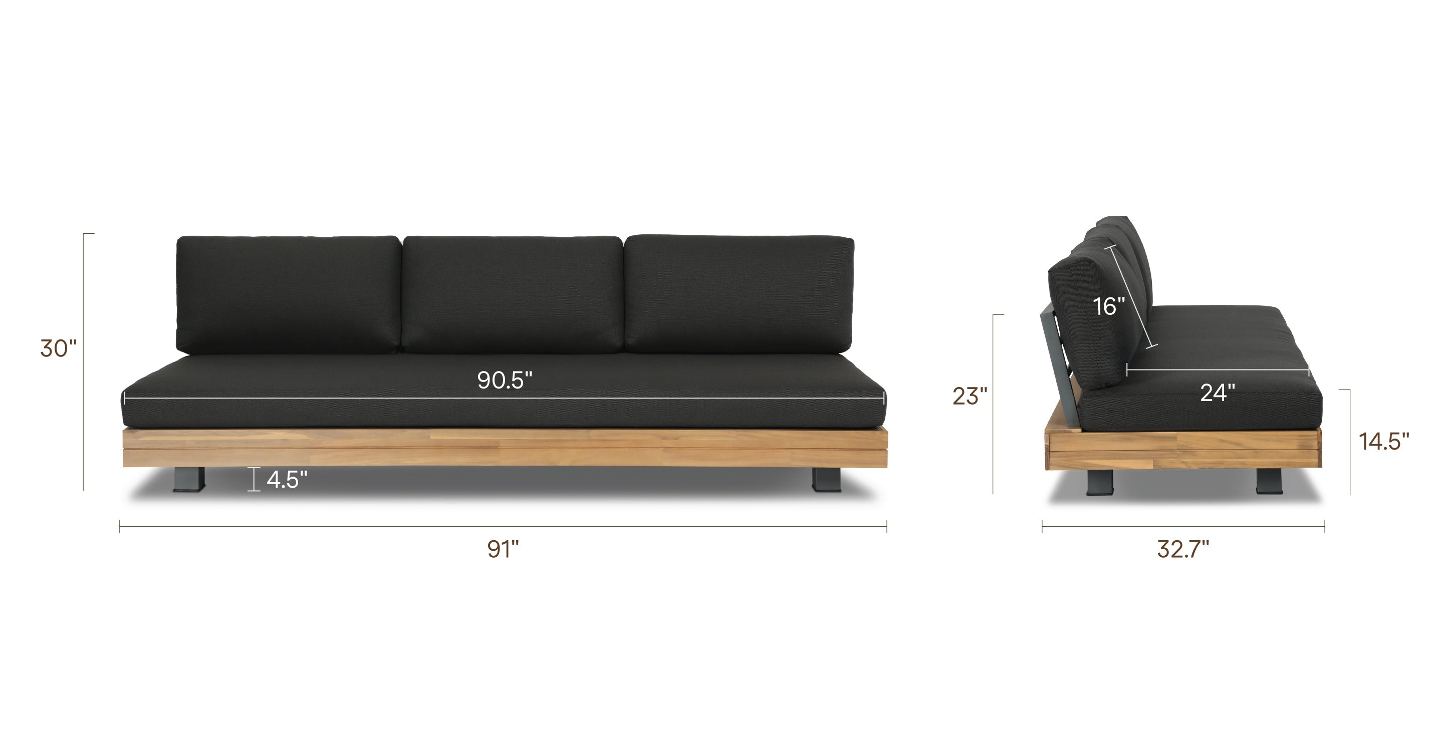 Celenza 3 Seat Sofa Bench