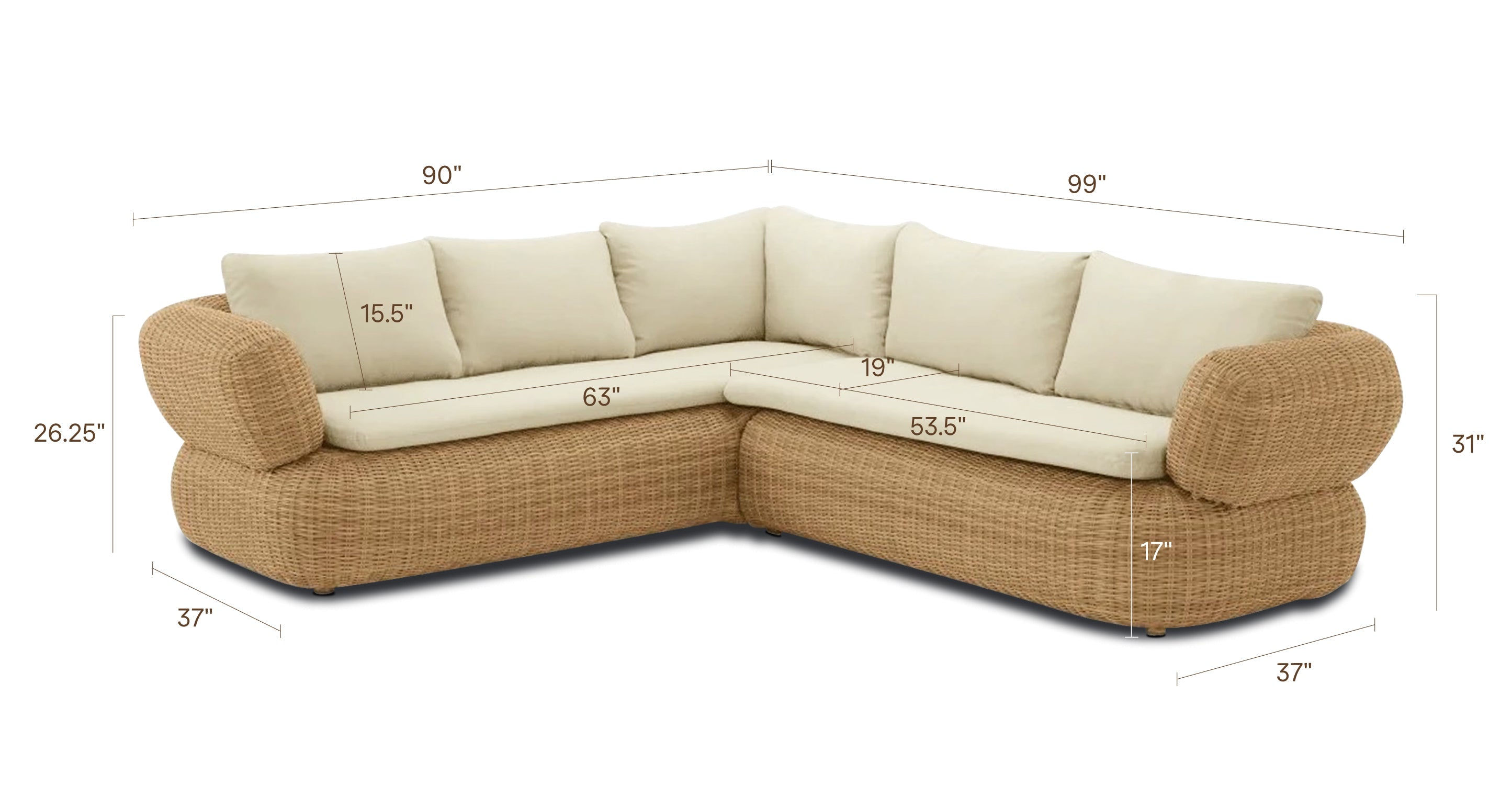 Vieste Corner Sectional Set