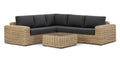 Puglia Corner Sectional Set with Coffee Table
