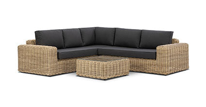 Puglia Corner Sectional Set with Coffee Table
