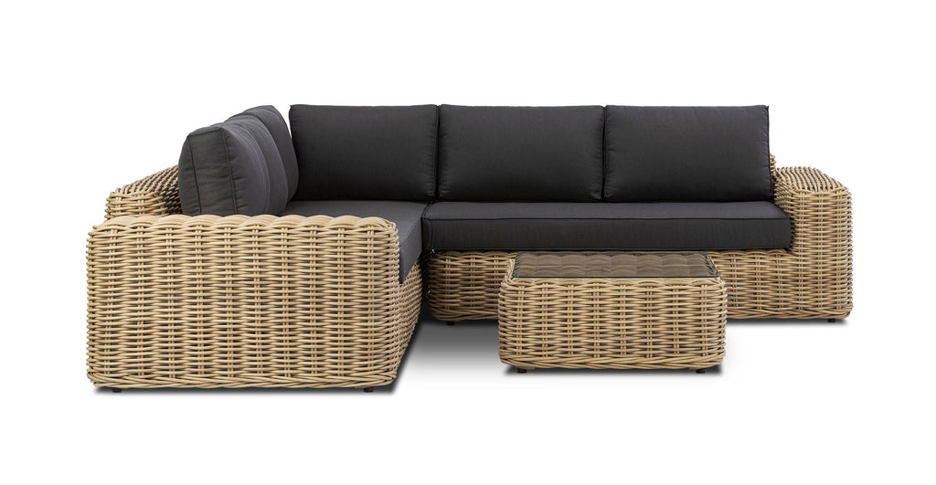 Puglia Corner Sectional Set with Coffee Table