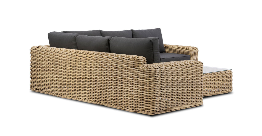 Puglia Corner Sectional Set with Coffee Table