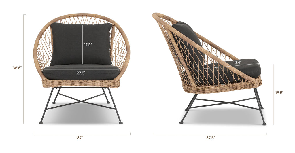 Ponza Indoor / Outdoor Lounge Chair