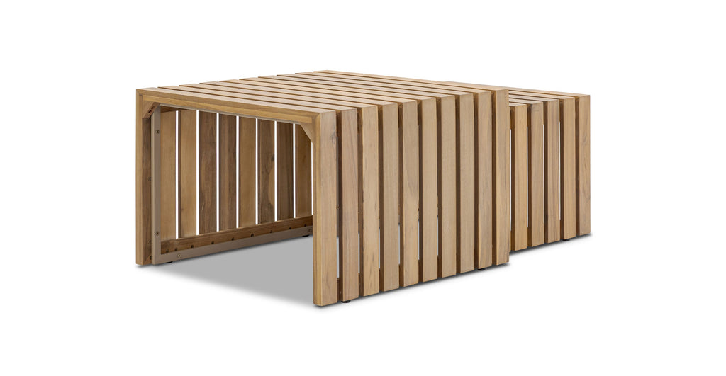 Lobos Outdoor Corner Sectional with Coffee Table