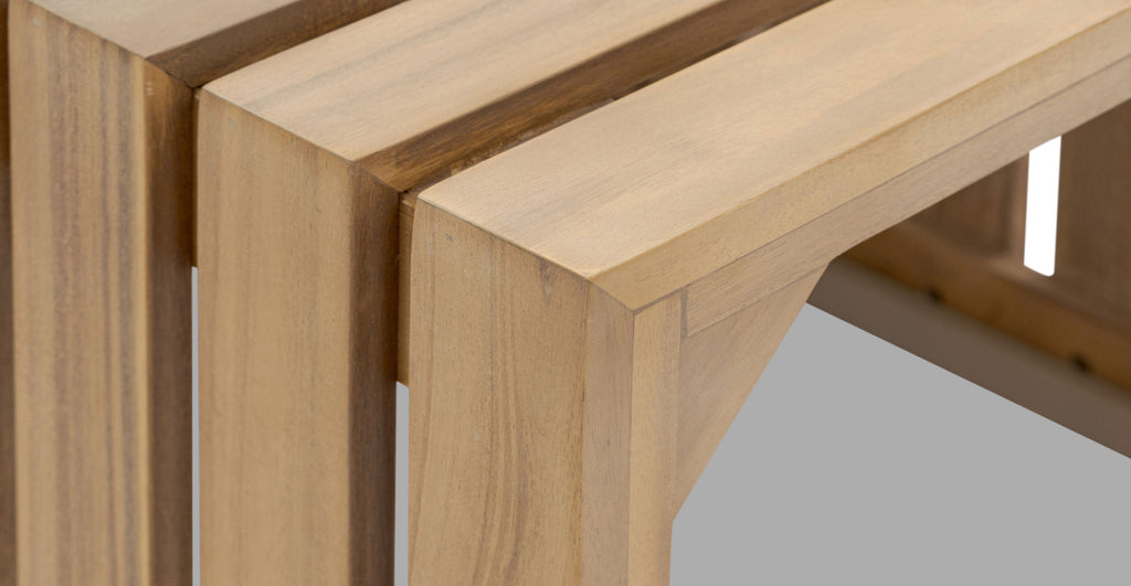 Lobos Outdoor Corner Sectional with Coffee Table