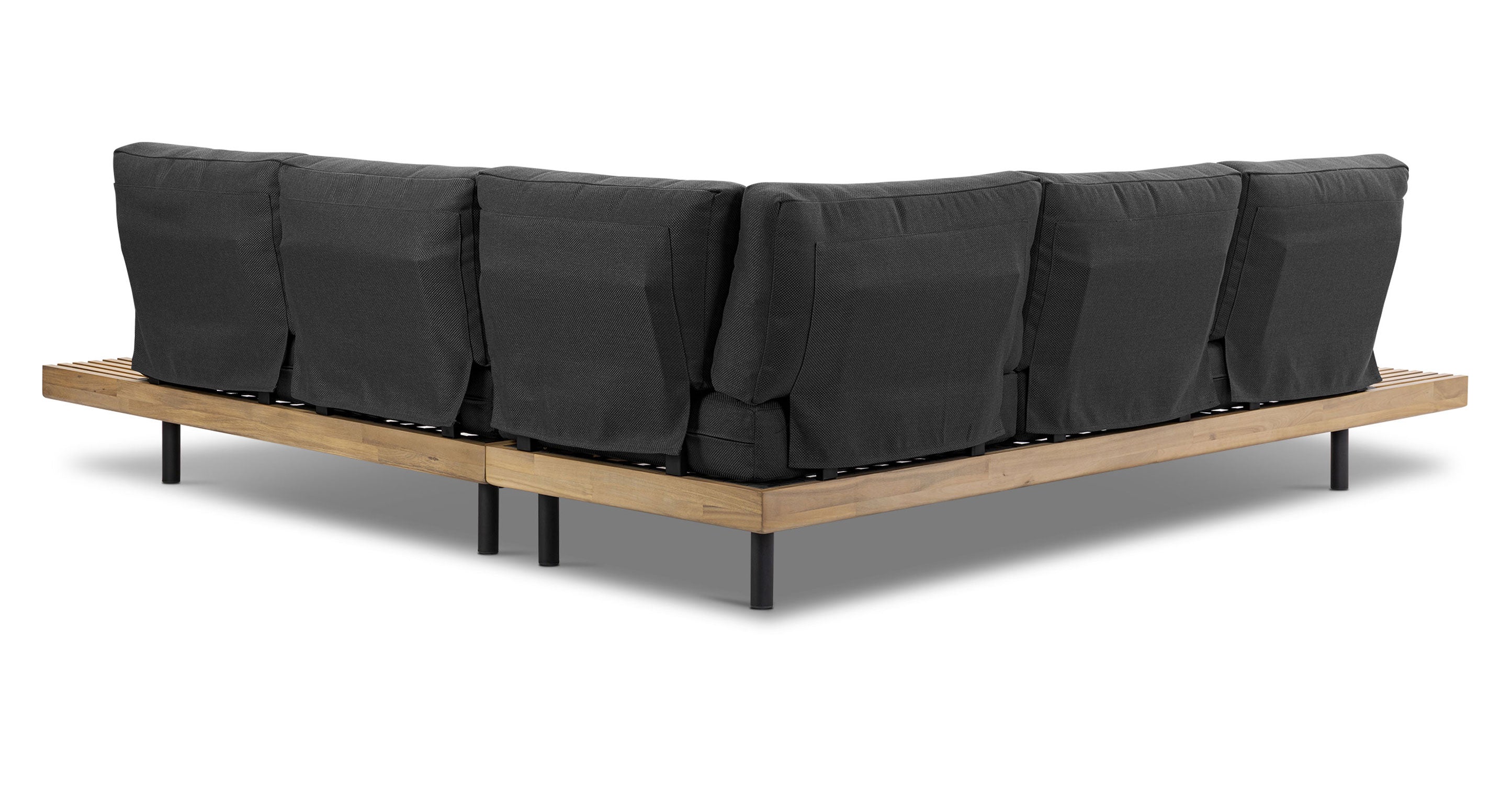 Lobos Outdoor Corner Sectional with Coffee Table